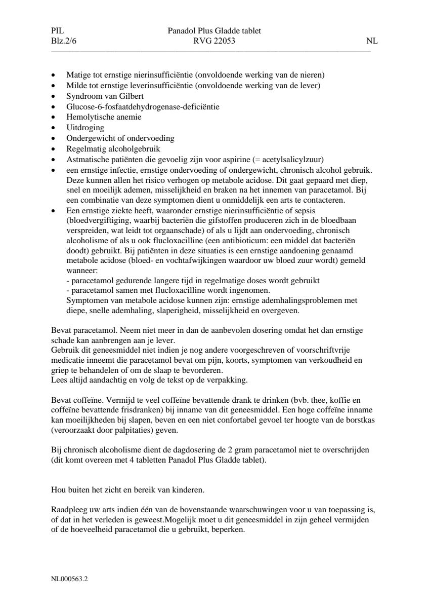 Plus Tabletten Glad afbeelding van document #2, leaflet