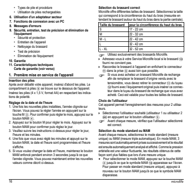 Microlife BP Bloeddrukmeter B3 Comfort PC afbeelding van document #18, instructions