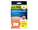 Lucovitaal Spier & Gewricht Warmte Pleisters 13 x 19 cm 8ST