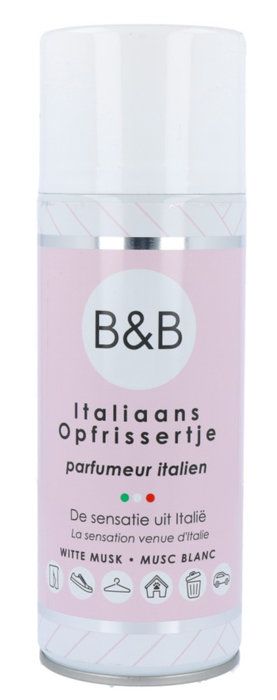 B&B Italiaans Wasparfum Opfrissertje Witte Musk