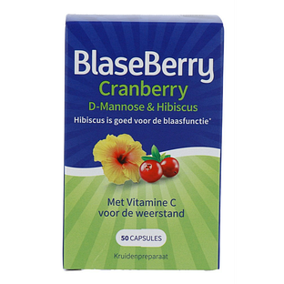 BlaseBerry Cranberry & D-Mannose & Hibiscus Capsules 50CP BlaseBerry Cranberry & D-Mannose & Hibiscus Capsules 50CP