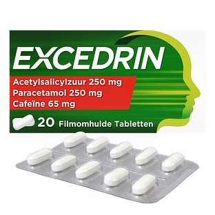Excedrin Filmomhulde Tabletten 20ST Excedrin Filmomhulde Tabletten 20ST