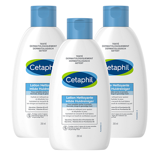 Cetaphil Milde Huidreiniger Multiverpakking 3x200ML