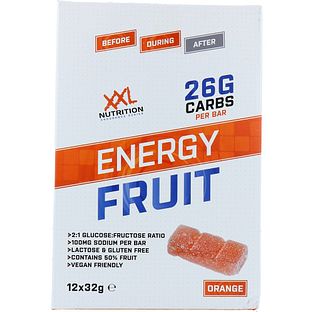 XXL Nutrition Energie Fruit Bar - Orange 384GR