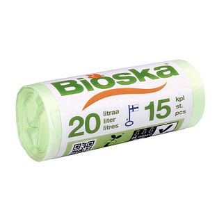 Bioska Afvalzakken 20 liter 15ST Bioska Afvalzakken 20 liter 15ST