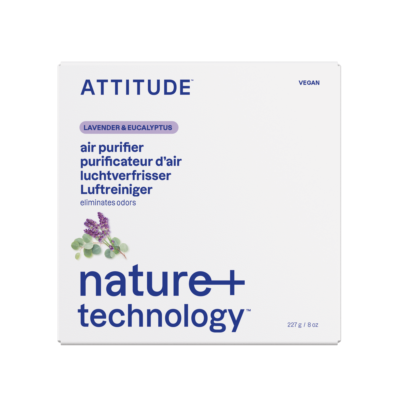 Attitude Natural Air Purifier Eucalyptus & Lavender
