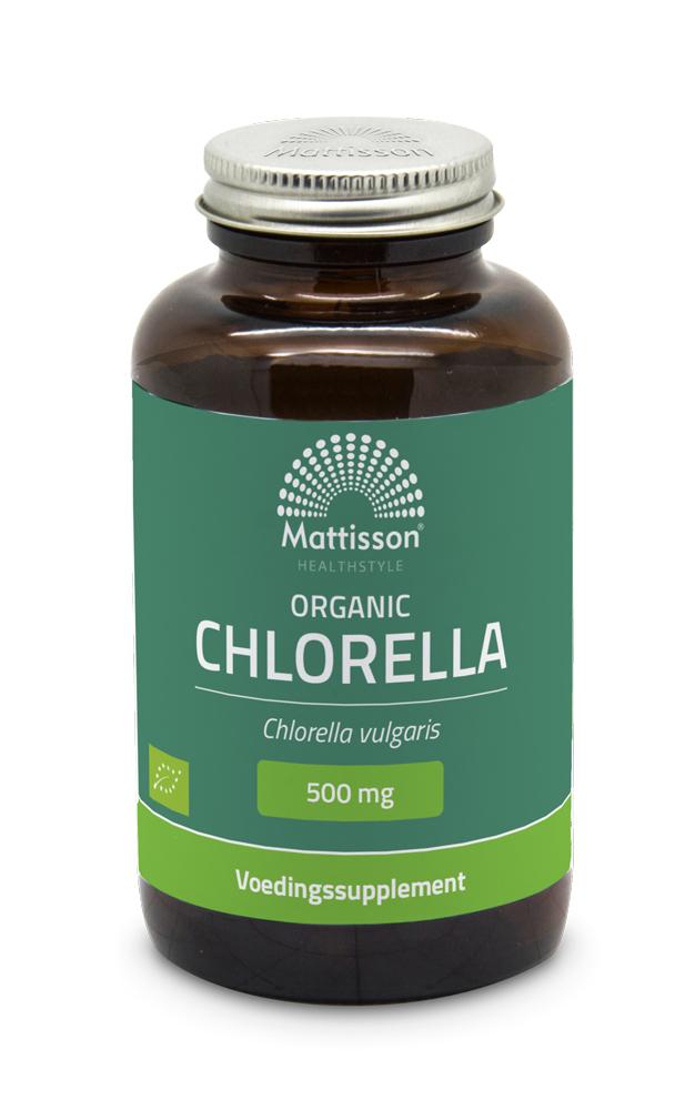 Mattisson HealthStyle Biologische Chlorella 500mg Tabletten 240TB