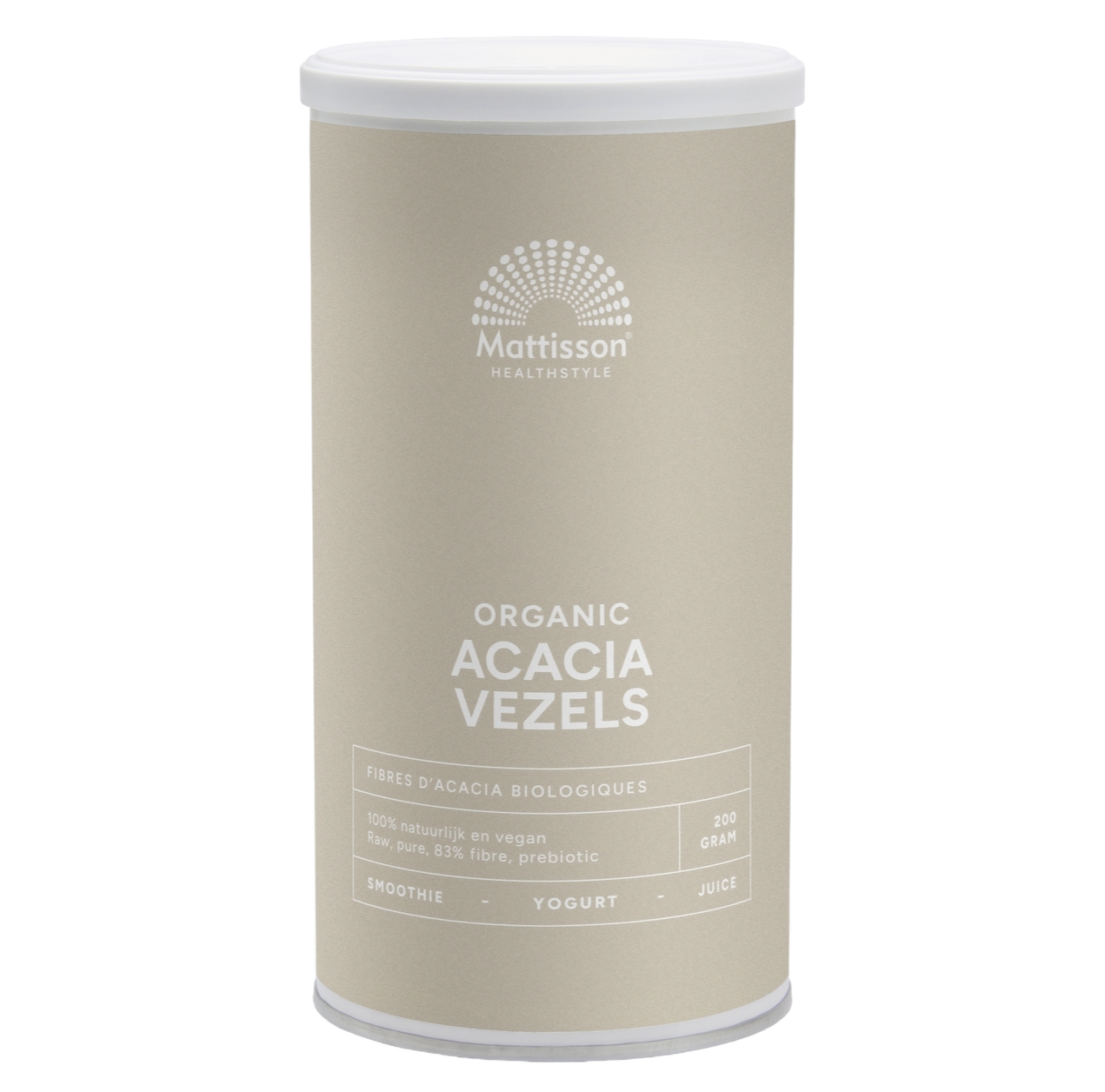Mattisson HealthStyle Biologische Acacia Vezels 200GR