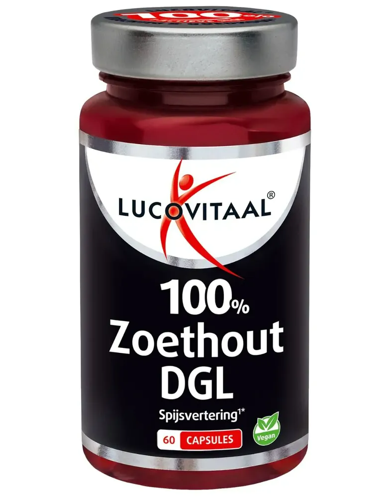 Lucovitaal 100% Zoethout DGL Capsules