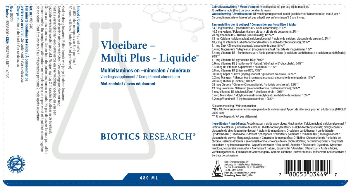Multi Plus Vloeibaar afbeelding van document #1, instructions