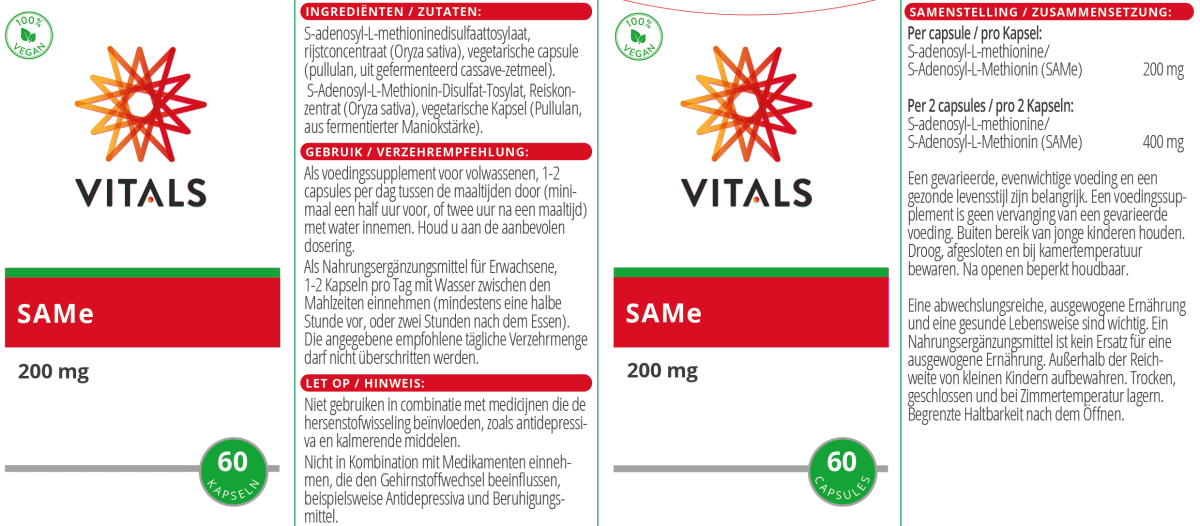SAMe Capsules afbeelding van document #1, label