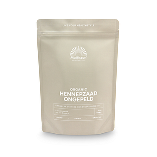 Mattisson HealthStyle Biologisch Hennepzaad Ongepeld 400GR