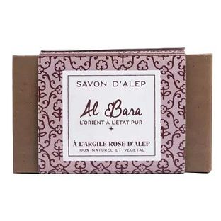 Al Bara Aleppo Zeep Pure Olijfolie & Roze Klei 150GR