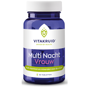 Vitakruid Multi Nacht Vrouw 100% Vegan 30TB