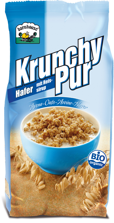 Barnhouse Krunchy Pur Haver Bio 375gr afbeelding