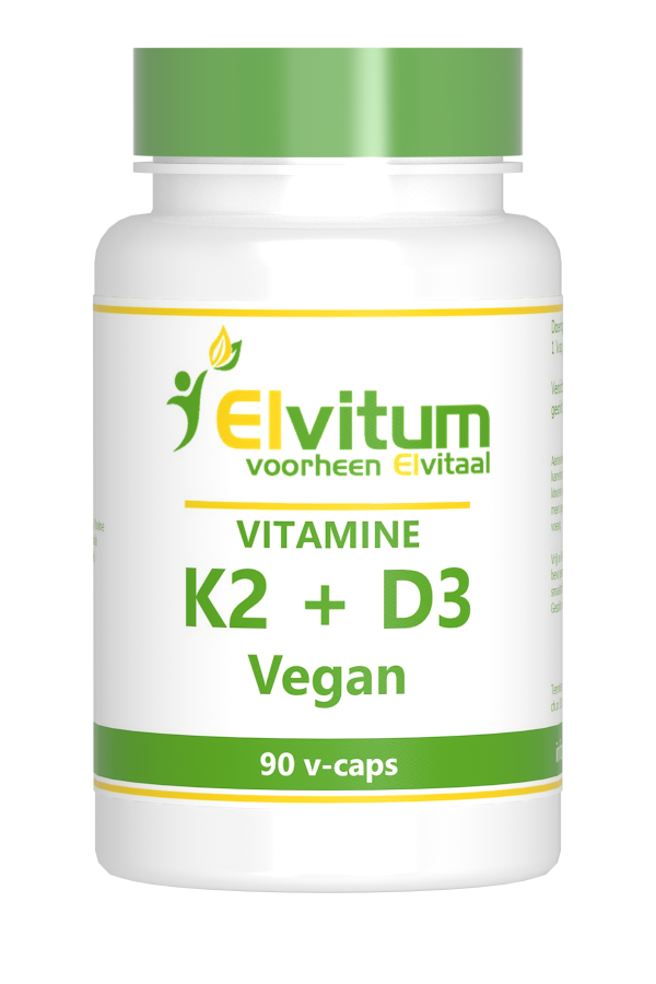 Elvitum Vitamine K2 D3 Vegicaps 90CP