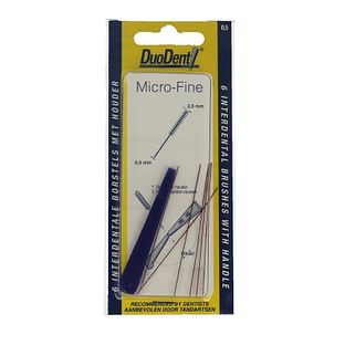 Duodent Rager Micro Fine 0,5 - 2,5 mm Cilindrisch 6ST