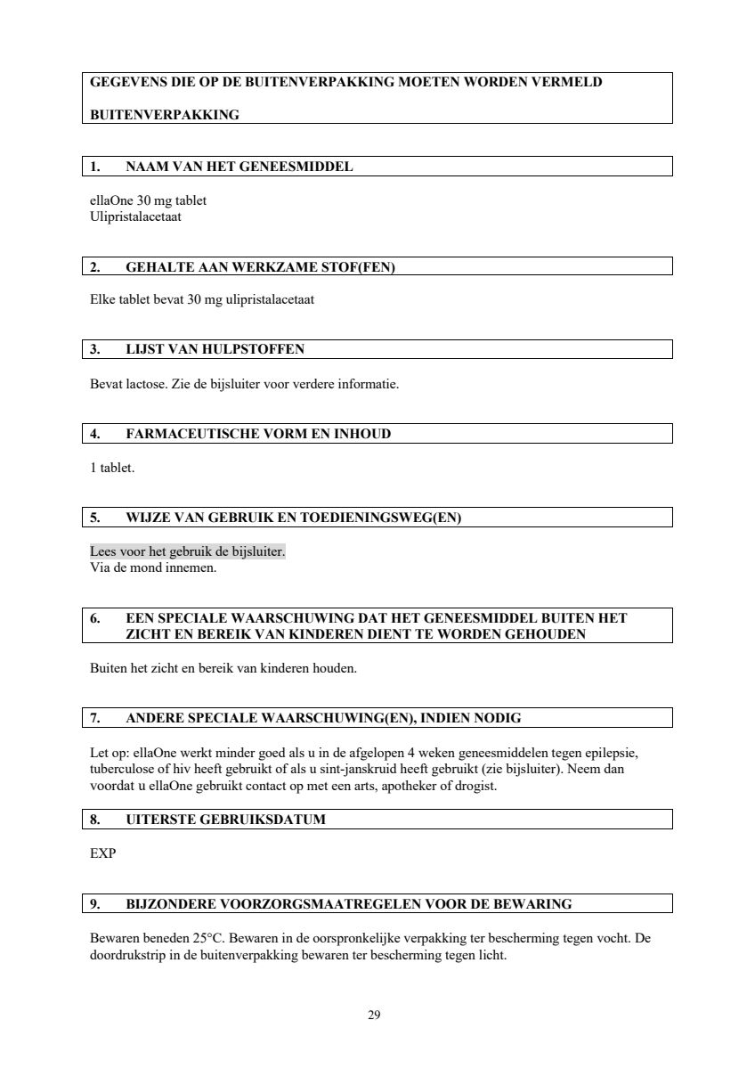 Noodanticonceptie Tablet afbeelding van document #29, leaflet