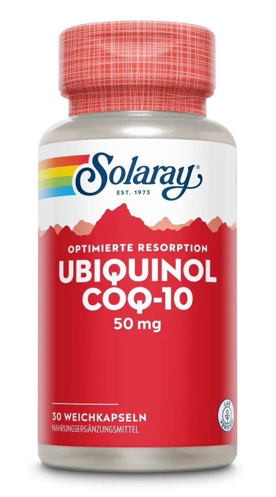 Solaray Ubiquinol COQ-10 50mg Capsules 30CP