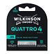 Wilkinson Quattro Essential 4 Blades Scheermesjes 4ST Wilkinson Quattro Essential 4 Blades Scheermesjes 4ST