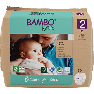 Bambo Nature Maat 2 Luiers S 30ST