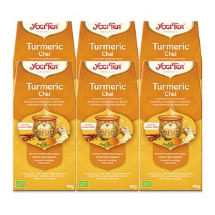 Yogi Tea Turmeric Chai Losse Thee Voordeelverpakking 6x90GR