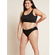 Boody Menstruatieondergoed Bikinislip Zwart Normaal/Hevig Maat M 1ST model 5