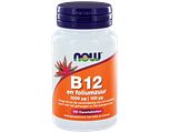 NOW B12 1000mcg en Foliumzuur Kauwtabletten 100ST