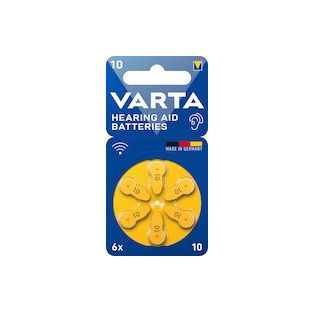 Varta Gehoorapparaat Batterijen Type 10 6ST Varta Gehoorapparaat Batterijen Type 10 6ST