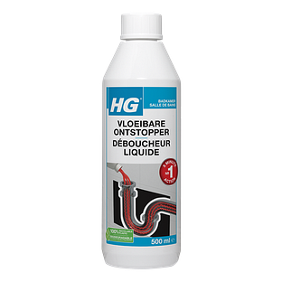 HG Badkamer Vloeibare Ontstopper 500ML
