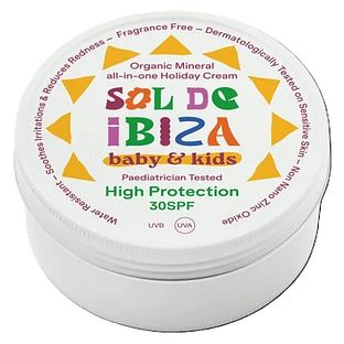 Sol De Ibiza SPF30 Baby & Kids Holiday Cream 100GR Sol De Ibiza SPF30 Baby & Kids Holiday Cream 100GR
