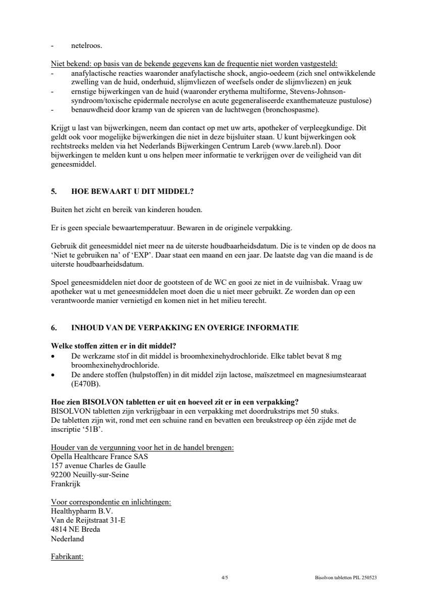 8mg Tabletten afbeelding van document #4, leaflet