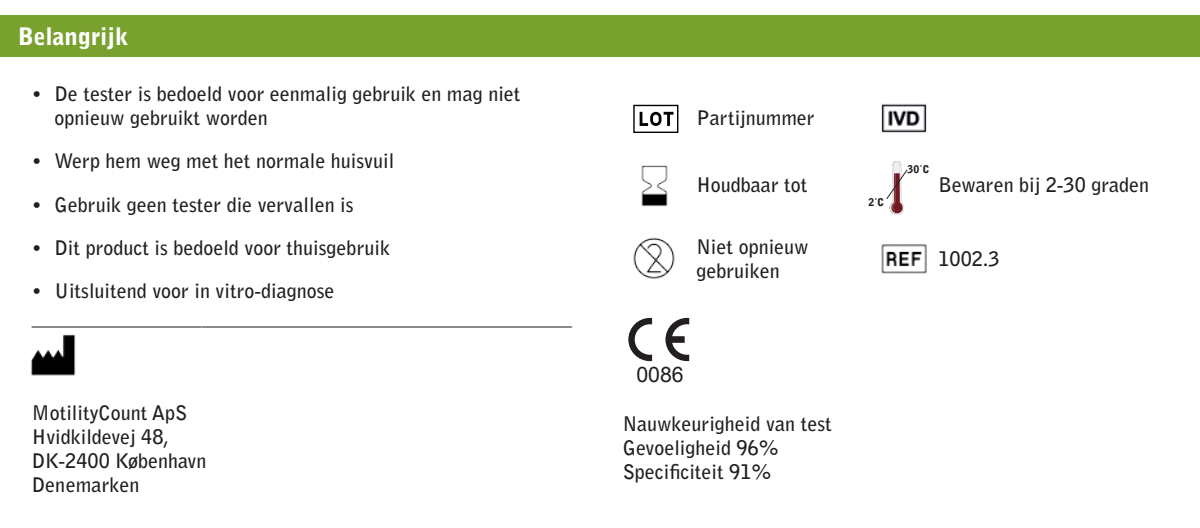 Spermatest afbeelding van document #12, instructions