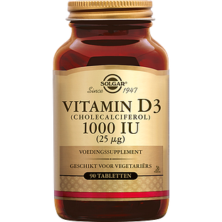 Solgar Vitamine D-3 1000 IU (25 mcg) Tabletten 90TB