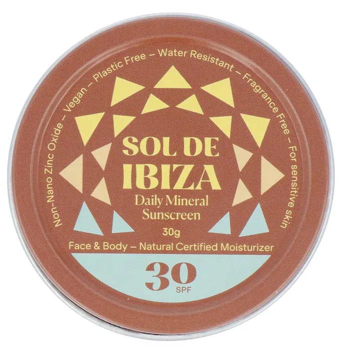 Sol De Ibiza Minerale Zonnebrandcrème SPF30 Mini