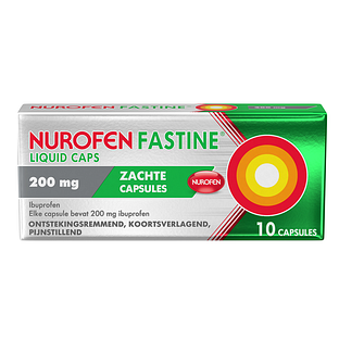 Nurofen Fastine 200mg Ibuprofen Capsules 10TB