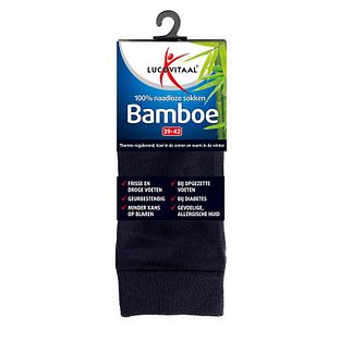Lucovitaal Bamboe Sokken Blauw 39-42 1PR