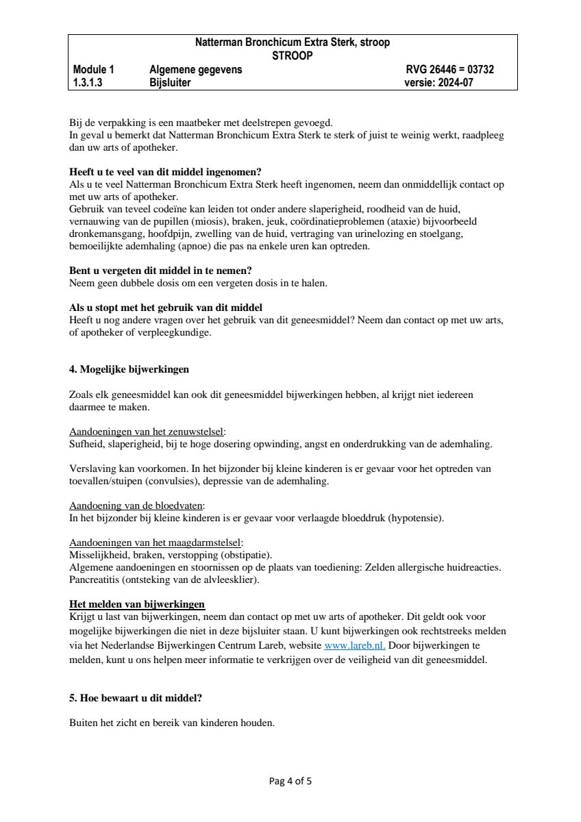 Bronchicum Extra Sterk afbeelding van document #4, leaflet