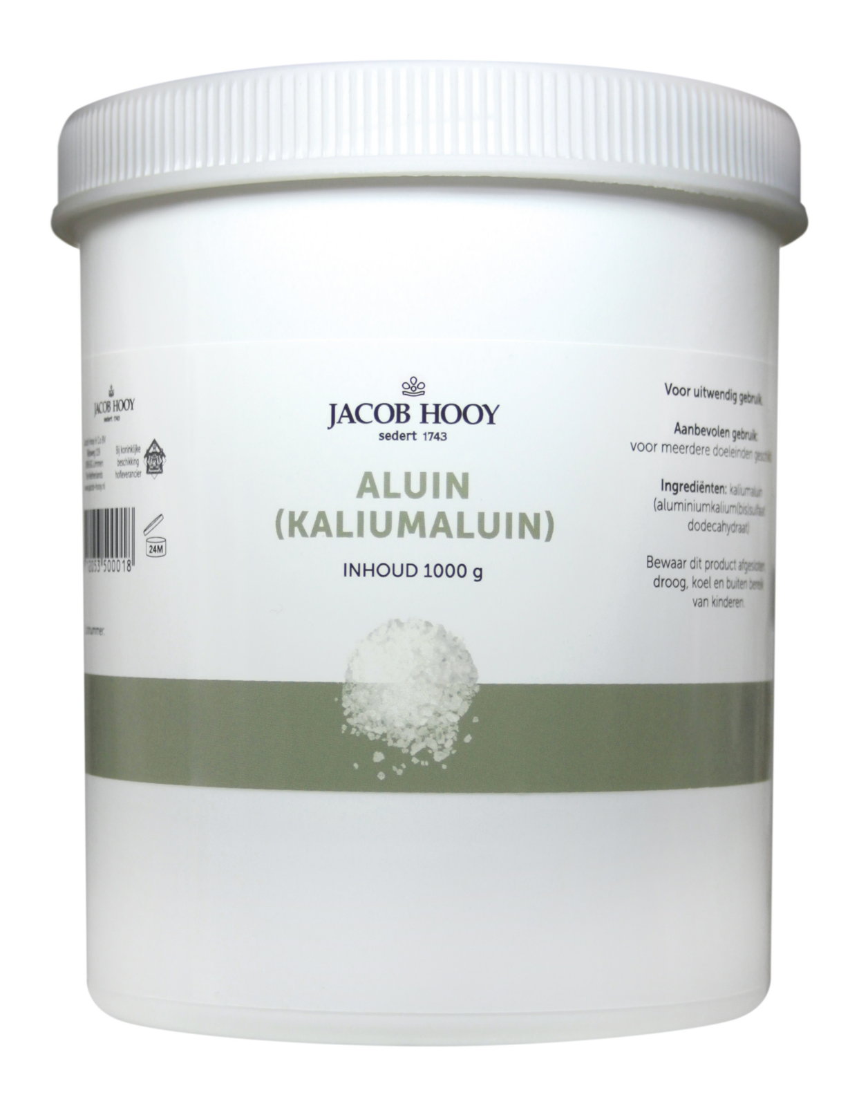 Jacob Hooy Aluin Meelkristal Pot afbeelding