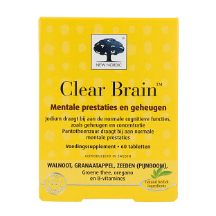 New Nordic Clear Brain Tabletten 60TB