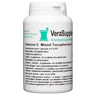 VeraSupplements Vitamine E Mixed Tocopherols - 200 I.E. Capsules 100CP