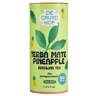 Cruydhof Thee Yerba Mate Pineapple/ IIex Paraguariensis 20ST Cruydhof Thee Yerba Mate Pineapple/ IIex Paraguariensis 20ST