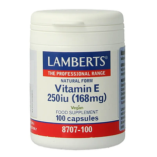 Lamberts Vitamine E 250ie Capsules 100VCP