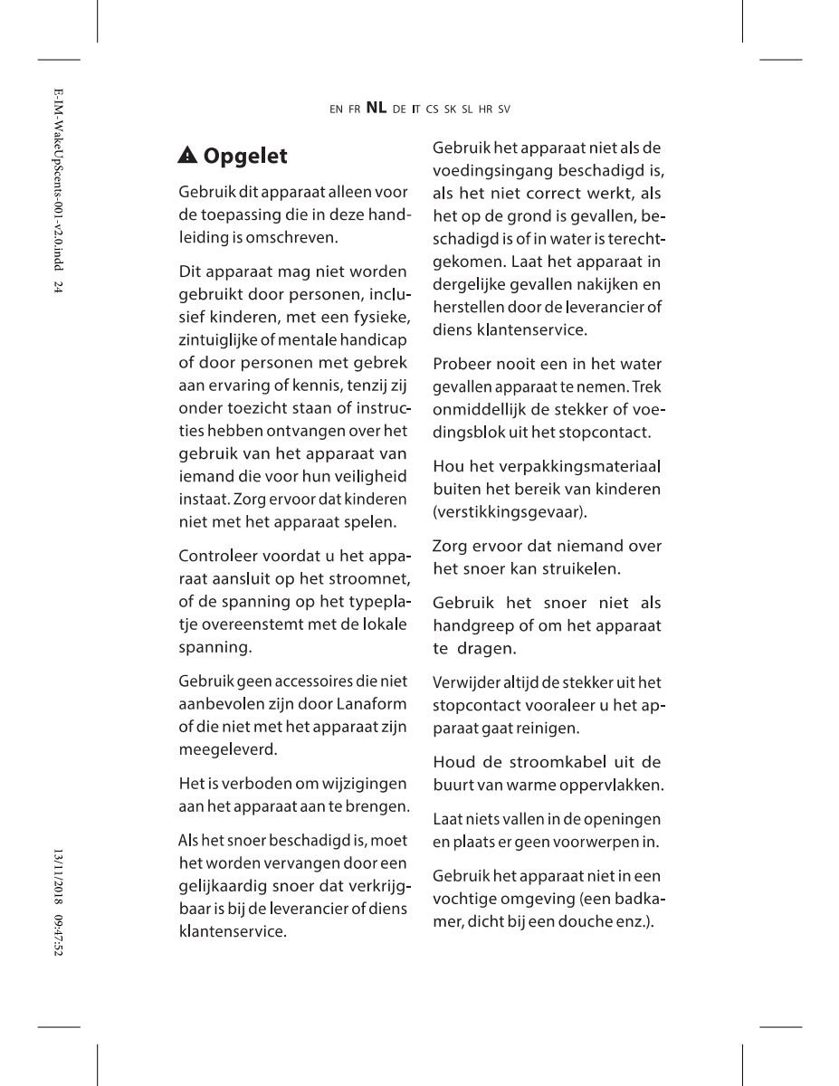 Wake-Up Light Scents afbeelding van document #5, instructions