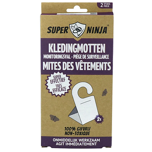 Super Ninja Kledingmotten Vanger 2ST