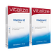 Vitalize Vitamine K2 Capsules Voordeelverpakking 2x60CP Vitalize Vitamine K2 Capsules Voordeelverpakking 2x60CP