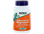 NOW Calcium en Magnesium Tabletten 100TB