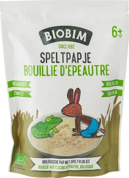 Biobim Biologisch Speltpapje 6+M afbeelding