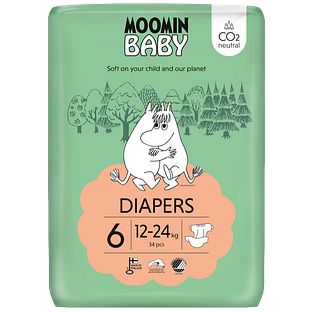 Moomin Baby Luier Maat 6 Junior 34ST