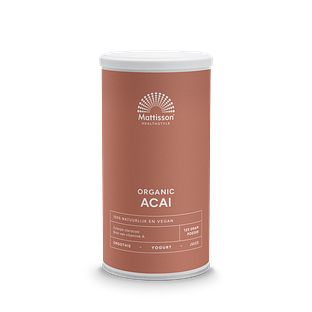 Mattisson HealthStyle Biologisch Acai Poeder 125GR Mattisson HealthStyle Biologisch Acai Poeder 125GR